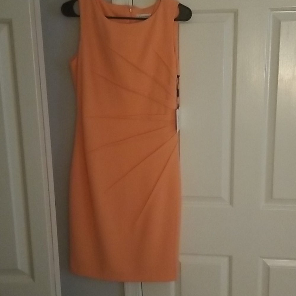 Calvin Klein peach dress